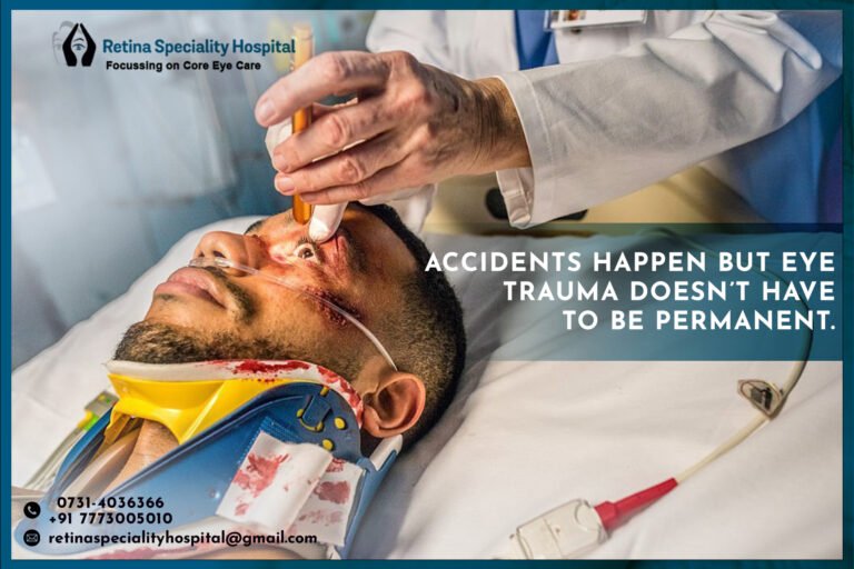 Accidents happen but eye trauma doesn’t have to be permanent.