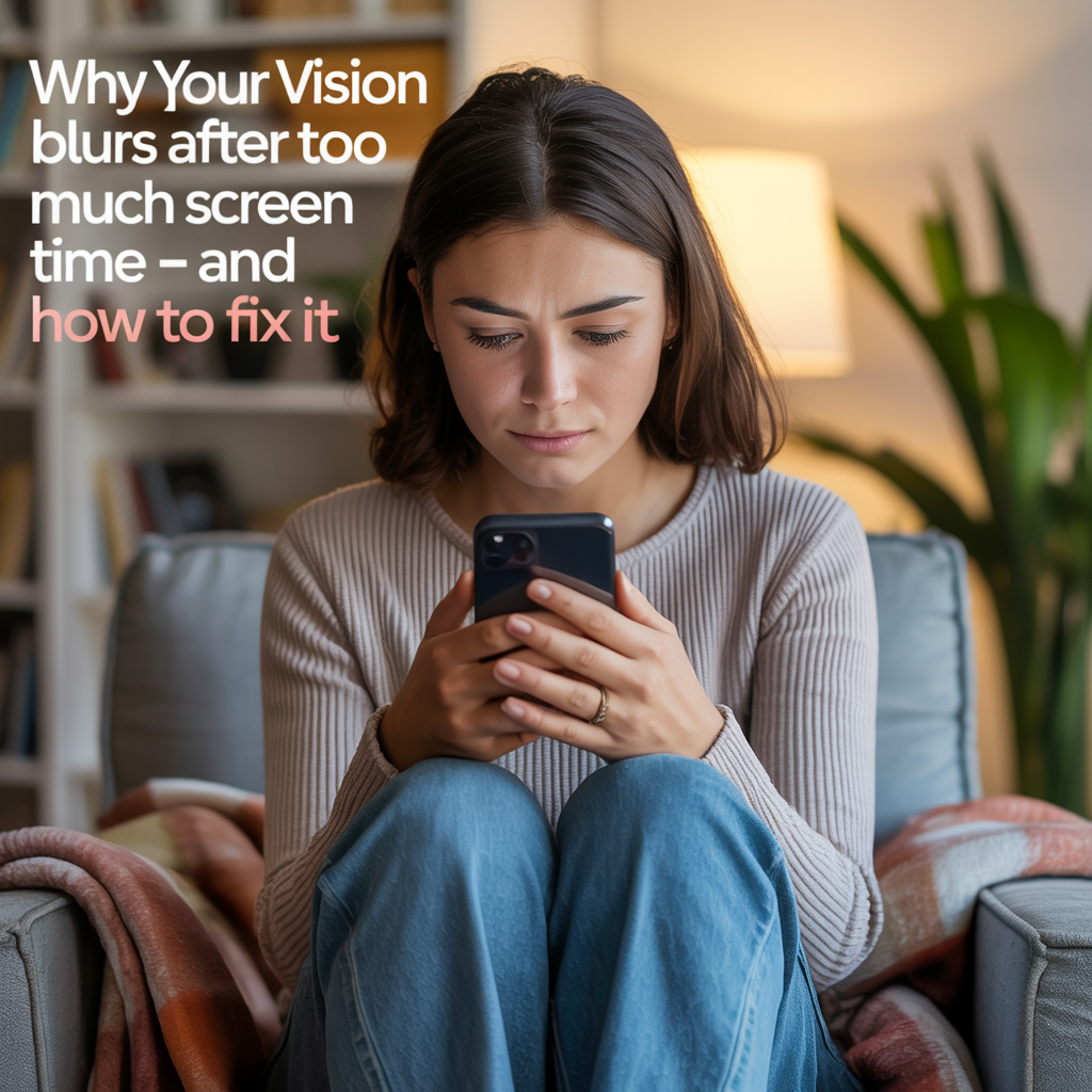 Why Your Vision Blurs After Too Much Screen Time – And How to Fix It